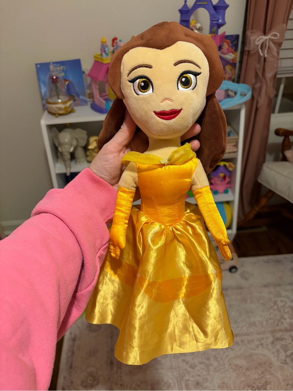 Disney Belle Plush Doll in Yellow Dress